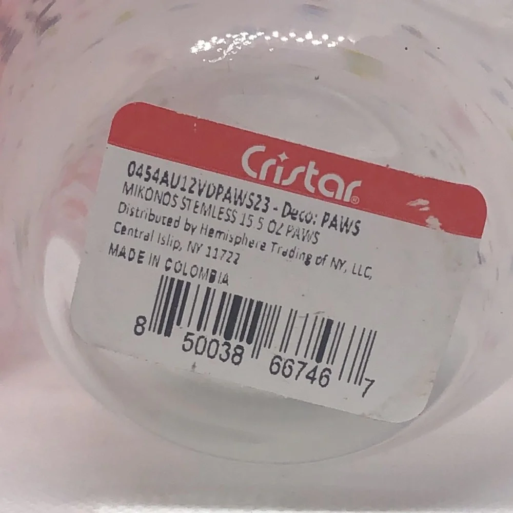 Valentine’s Day Stemless Wine Glass & Love Bucket Container 🐾🩷 NWT
